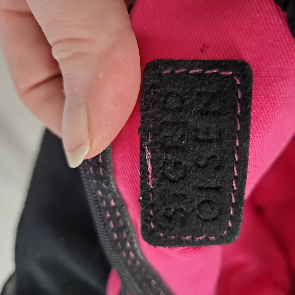 Sigrid Olsen Black Suede Lace-Up Hobo Bag - Picture 3 of 6